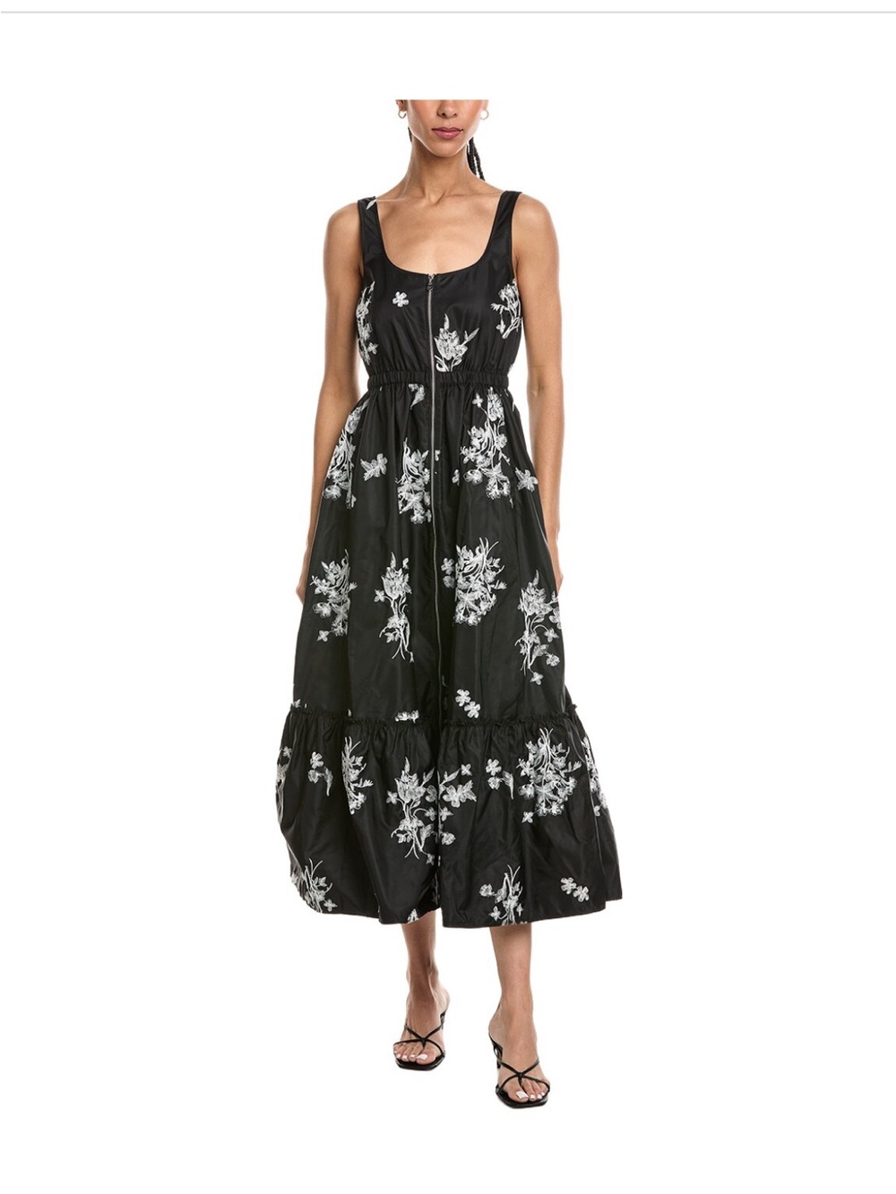 NWT Cinq à Sept Wildflower Whimsy Vernetta Midi Dress